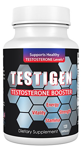 Testigen Testosterone Booster- Increase Muscle Mass and Get Ripped Fast- Reduce Fatigue And Power Through Your Workouts - Increase Sexual Drive and Stamina-All Natural Testosterone Supplement- Money Back If Not Satisfied- Made In USA In FDA Compliant