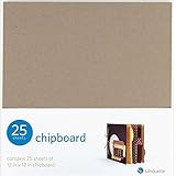 Silhouette Of America Silhouette Chipboard, 12 by 12-Inch, 25-Pack