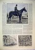 Finanz-Paris-Rue Bergere-Pferd 1889 D’Escompte Hall