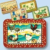 Area Rugs item: KITCHEN MAT PALMS