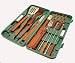 18 piece Wood Handle BBQ Tool Set with Protective Case