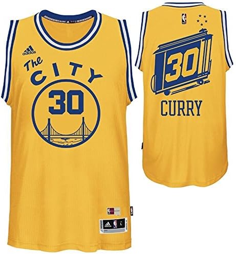 Adult Men's SCurry_GsW #30 Hardwood Classics Swingman Jersey Medium