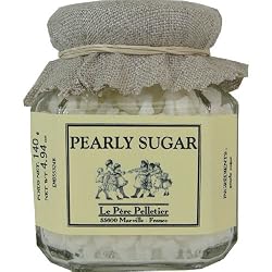 Pere Pelletier Sugar Pearls Candy (Sucre Candi) in Glass Jar 4.94 Oz