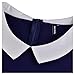 Miusol Women's Vintage Polo Neck 2/3 Sleeve 1920'S Evening Swing Dress