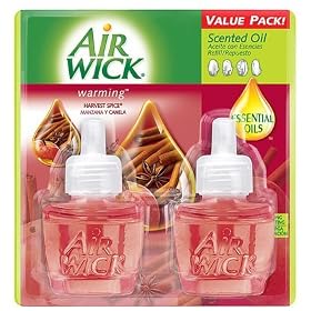 AIR WICK Scented Oil Refill Twin Pack: Warming Harvest Spice