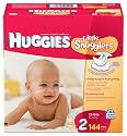 Huggies Little Snugglers Diapers, Size 2, 144 Count