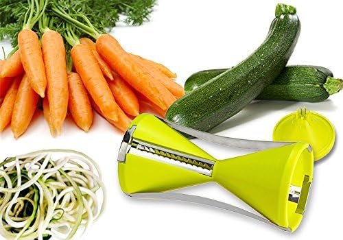 Fashional Mini Manual 4-blade Vegetable Spiral Slicer