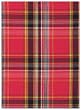 Durable Flat Weave 100% Cotton Colorful Green and Yellow Plaid Dishtowel 18" X 28" Set / 6