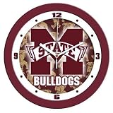 Mississippi State Bulldogs 12 Dimension Wall Clock
