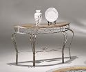 Southwestern Style Wood & Wrought Iron Console Sofa Table