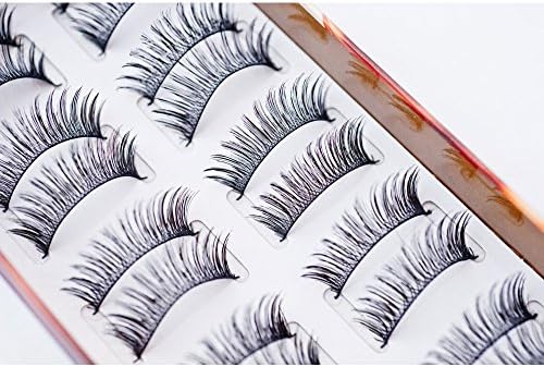 10 Pairs Natural Looking False Eyelashes Fake lashes Classic 730