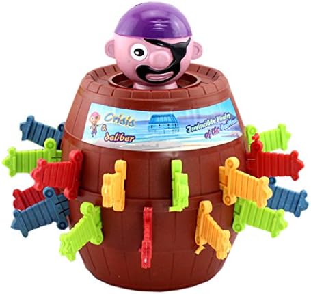 Ziweiba Funny Lucky Game Jokes Tricky Pirate Barrel Pop Up Toys Kids Family