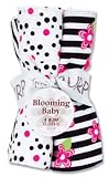 Trend Lab Set of 4 Burp Cloth, Zahara