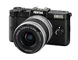 Pentax Q 02 SLR Digital Kamera (12 Megapixel, 3-fach opt. Zoom, 7,6 cm (3 Zoll) Display, Full-HD Video, bildstabilisiert) inkl. 28-83mm Objektiv schwarz