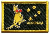 Australia kangaroo Flag embroidered Iron-On Patch