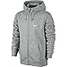 NIKE Men's US XL | German 56/58 | Body Height 188 cm Club Full Zip Swoosh, Dark Heather Grey/White