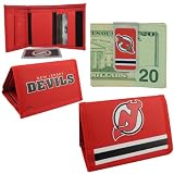 JF Sports New Jersey Devils Wallet and Money Clip Combo