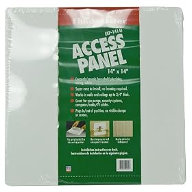 Fluidmaster AP-1414 Plastic Wall Access Panel, 14-Inch