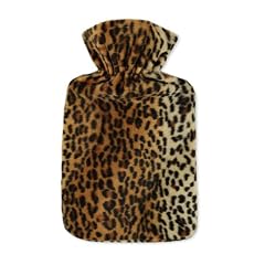 Hugo Frosch W�rmflasche Klassik 1,8 Ltr. mit Veloursbezug in Tierfelloptik "Leopard"