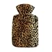 Hugo Frosch W�rmflasche Klassik 1,8 Ltr. mit Veloursbezug in Tierfelloptik "Leopard"