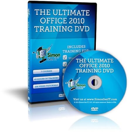 The Ultimate Microsoft Office 2010 Training DVD - 45 Hours of Video Training Tutorials