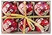Festive Season 6pk 80mm Shatterproof 