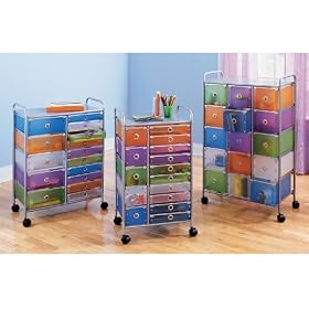 15 Medium Drawers Multi-Color Storage