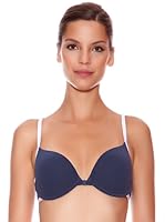 Selene Sujetador Aros, Relleno Espalda Deportiva Atenea (Azul)