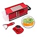 Nardo Visgo® Mandoline Slicer with 4 Stainless Steel Blades - Multi-functional Vegetable Peeler Slicer Grater & Julienne Slicer, Time Saving Fun Creating Kitchen Gadget for Home & Commercial Cooking