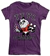 Goodie Two Sleeves TTYL Panda Ladies T-Shirt Purpl...
