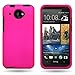 CoverON® Hard Rubberized Slim Case for HTC Desire 601 - with Cover Removal Pry Tool - Hot Pink