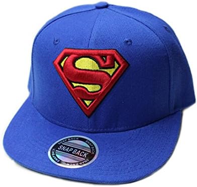 ESEN SuperMan Snapback Sport Baseball Cap Hip-Hop Hat 0008237 (Blue)