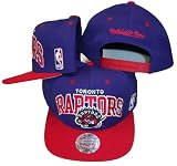 Toronto Raptors Purple/Red Two Tone Plastic Snapback Adjustable Plastic Snap Back Hat / Cap