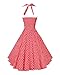 Luouse Women's 1950s Pin up Vintage Marilyn Monroe Rockabilly Swing Dress