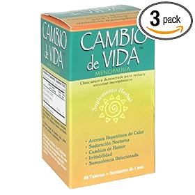 Cambio de Vida Menopausal Supplement, 30 Ct (Pack of 3)