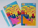 Review DAS  / Assorted Colour Tissue Paper Sheets 100 Sheets/Pk 2 per pack