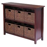 Review SmartBargains  / Seven Piece Storage Shelf With Baskets