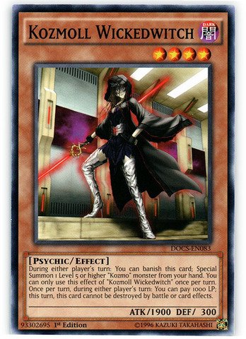Yu-Gi-Oh! - Kozmoll Wickedwitch (DOCS-EN083) - Dimension of Chaos - 1st Edition - Common