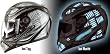 SHARK S900 Fost LUMI, Integralhelm mit Sonnenblende, schwarz, Gr.M