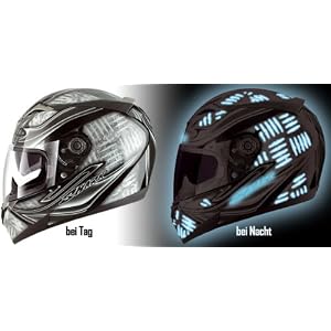 Motorradhelm Kaufen Online: SHARK S900 Fost LUMI, Integralhelm mit  Sonnenblende, schwarz, Gr.S