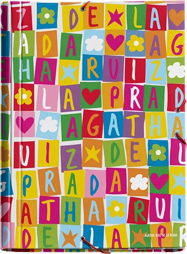 Imagen 1 de Agatha Ruiz de la Prada - Carpeta fº solapas/gomas logo