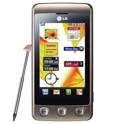 LG KP500 Cookie Unlocked Phone with 3.2 MP Camera, Digital Media Player, and MicroSD Slot--International Version with No Warranty (Gold)