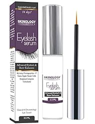 Beauty: Eyelash Growth Serum 3.5 ml - BEST Scientific Lash Enhancing Treatment for Longer, Fuller Eyelashes & Thicker Eyebrows - No Irritation, Dermatologist Tested Product from Skinology Cosmeceuticals - Skinology Cosmeceuticals