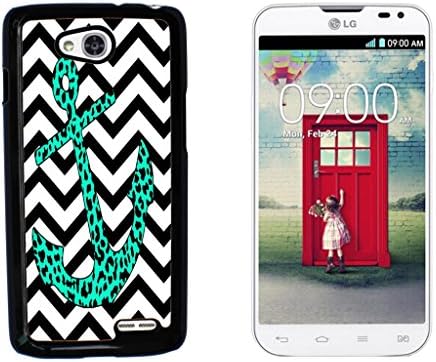 chevron anchor boat Hard Plastic and Aluminum Back Case for LG Optimus L90
