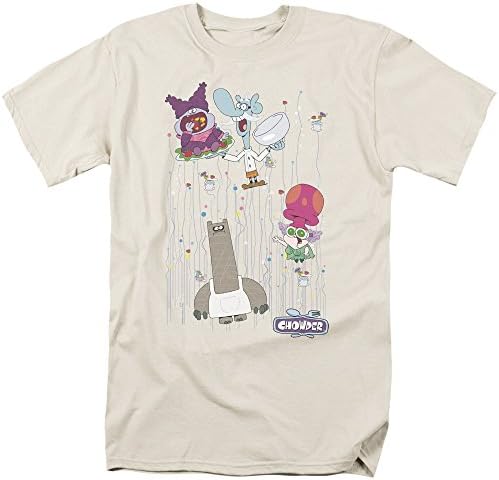 Chowder Cartoon CN Mung Daal Truffles Shnitzel Dots Collage Adult T-Shirt Tee