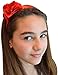 Girls Ruby Satin Flower Arch Headband By Funny Girl Designs