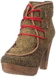 xyxyx Booty XY0412, Damen Stiefel, Gelb (peloso 0310 & red), EU 41