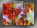 Framed Huge 3 Panel Modern Art Floral Japanese Maple Giclee Canvas Print