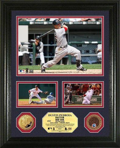 MLB Boston Red Sox Dustin Pedroia Infield Dirt Coin 