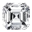 Certified Diamond (Asscher, Very Good cut, 0.75 carats, F color, VVS1 clarity)